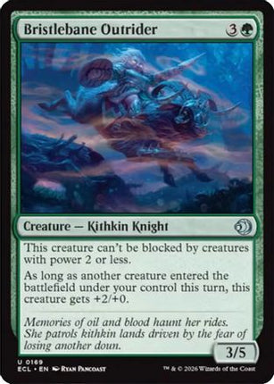 Bristlebane Outrider [Lorwyn Eclipsed] Foil