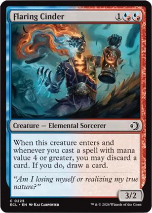 Flaring Cinder [Lorwyn Eclipsed] Foil