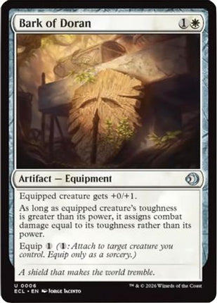Bark of Doran [Lorwyn Eclipsed] Foil