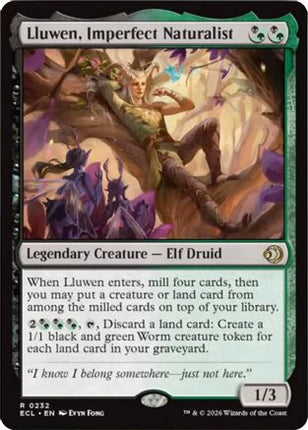 Lluwen, Imperfect Naturalist [Lorwyn Eclipsed] Foil