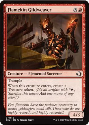Flamekin Gildweaver [Lorwyn Eclipsed] Foil