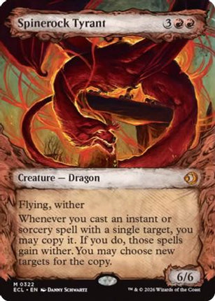 Spinerock Tyrant (Showcase) [Lorwyn Eclipsed] Foil