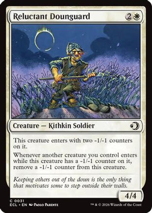 Reluctant Dounguard [Lorwyn Eclipsed] Foil