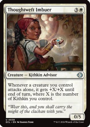 Thoughtweft Imbuer [Lorwyn Eclipsed] Foil