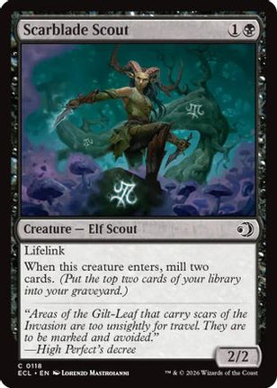 Scarblade Scout [Lorwyn Eclipsed] Foil