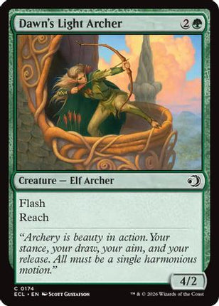 Dawn's Light Archer [Lorwyn Eclipsed] Foil