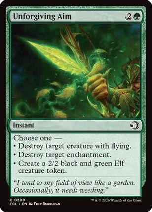 Unforgiving Aim [Lorwyn Eclipsed] Foil