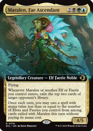 Maralen, Fae Ascendant (Extended Art) [Lorwyn Eclipsed] Foil