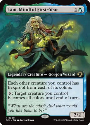 Tam, Mindful First-Year (Extended Art) [Lorwyn Eclipsed] Foil