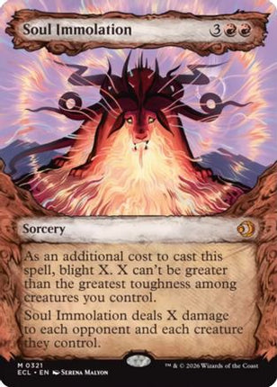 Soul Immolation (Showcase) [Lorwyn Eclipsed] Foil