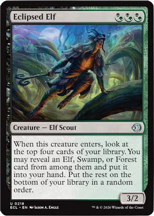Eclipsed Elf [Lorwyn Eclipsed] Foil