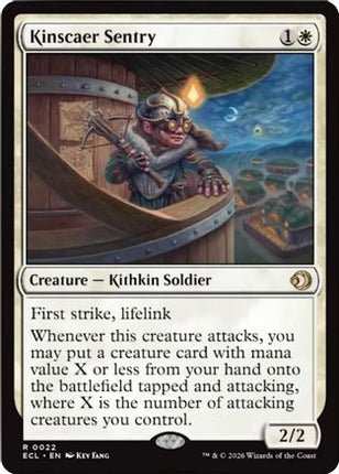Kinscaer Sentry [Lorwyn Eclipsed] Foil