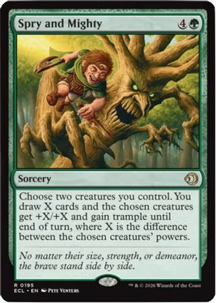 Spry and Mighty [Lorwyn Eclipsed] Foil