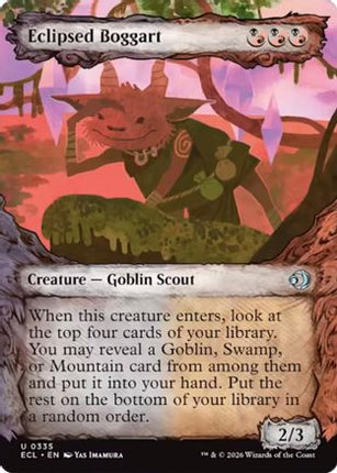 Eclipsed Boggart (Showcase) [Lorwyn Eclipsed] Foil