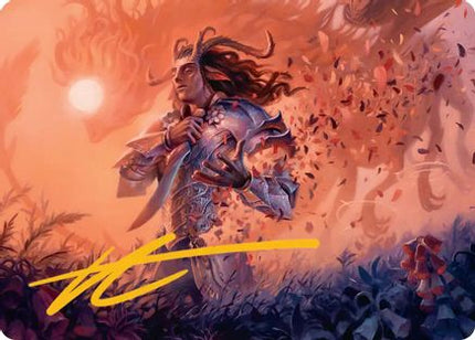 Rhys, the Evermore Art Card (Gold-Stamped Signature) [Art Series: Lorwyn Eclipsed]