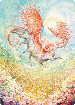 Eirdu, Carrier of Dawn Art Card (Gold-Stamped Signature) [Art Series: Lorwyn Eclipsed]