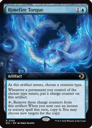 Rimefire Torque (Extended Art) [Lorwyn Eclipsed] Foil