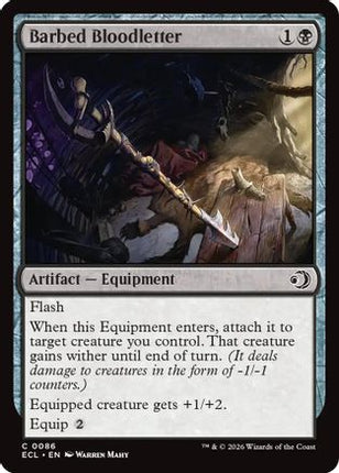 Barbed Bloodletter [Lorwyn Eclipsed] Foil