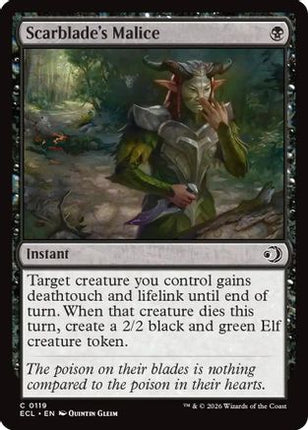 Scarblade's Malice [Lorwyn Eclipsed]