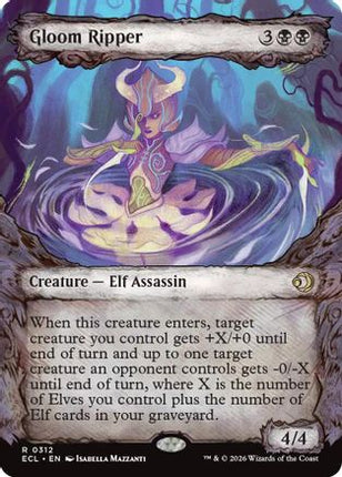 Gloom Ripper (Showcase) [Lorwyn Eclipsed] Foil