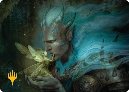 Run Away Together Art Card (Gold-Stamped Planeswalker Symbol) [Art Series: Lorwyn Eclipsed]