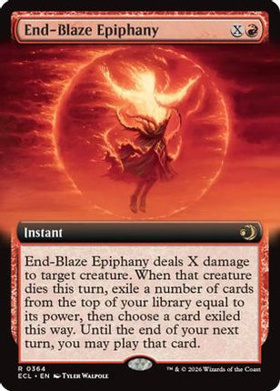 End-Blaze Epiphany (Extended Art) [Lorwyn Eclipsed] Foil