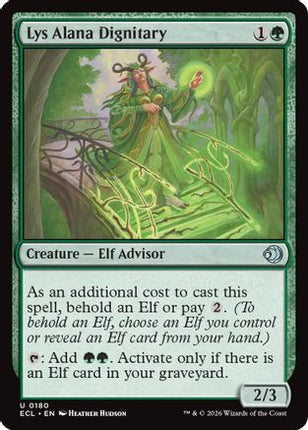 Lys Alana Dignitary [Lorwyn Eclipsed] Foil
