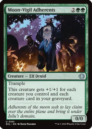 Moon-Vigil Adherents [Lorwyn Eclipsed] Foil