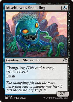 Mischievous Sneakling [Lorwyn Eclipsed] Foil