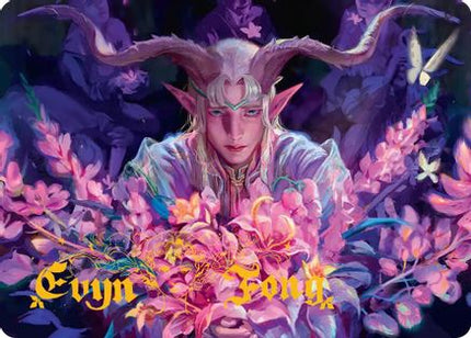 Dawnhand Eulogist Art Card (Gold-Stamped Signature) [Art Series: Lorwyn Eclipsed]