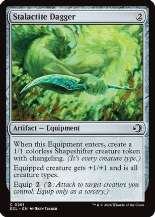 Stalactite Dagger [Lorwyn Eclipsed] Foil