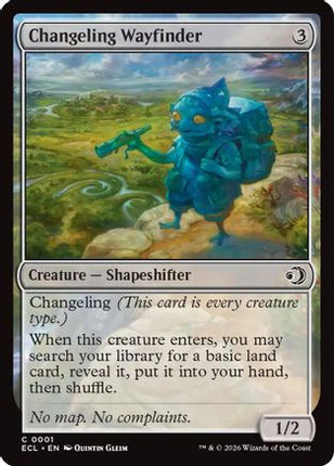 Changeling Wayfinder [Lorwyn Eclipsed] Foil