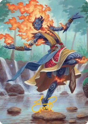 Ashling, Rekindled Art Card (16/54) (Gold-Stamped Signature) [Art Series: Lorwyn Eclipsed]