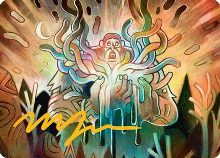 Aurora Awakener Art Card (40/54) (Gold-Stamped Signature) [Art Series: Lorwyn Eclipsed]