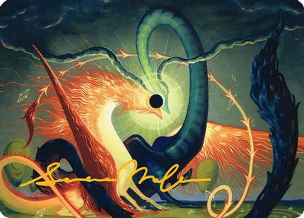 Celestial Reunion Art Card (42/54) (Gold-Stamped Signature) [Art Series: Lorwyn Eclipsed]
