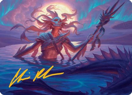Eclipsed Merrow Art Card (Gold-Stamped Signature) [Art Series: Lorwyn Eclipsed]