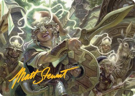 Thoughtweft Lieutenant Art Card (Gold-Stamped Signature) [Art Series: Lorwyn Eclipsed]