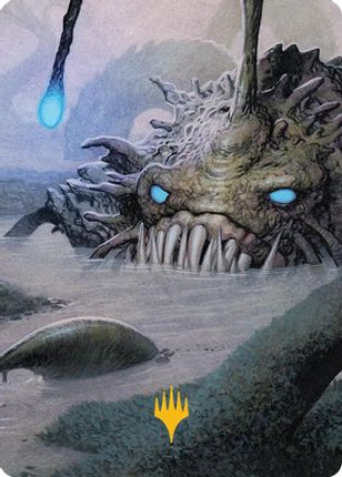 Deceit Art Card (Gold-Stamped Planeswalker Symbol) [Art Series: Lorwyn Eclipsed]