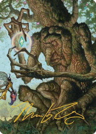 Faeburrow Elder Art Card (Gold-Stamped Signature) [Art Series: Lorwyn Eclipsed]