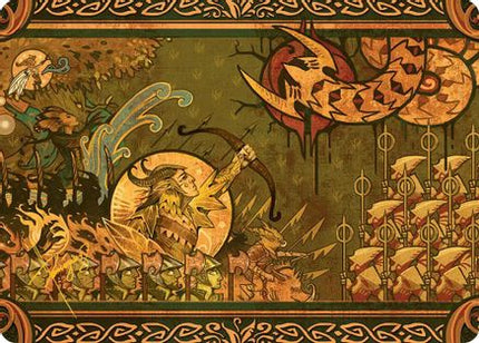 Chronicle of Victory Art Card (Gold-Stamped Signature) [Art Series: Lorwyn Eclipsed]