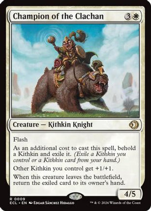 Champion of the Clachan [Promo Pack: Lorwyn Eclipsed] Foil