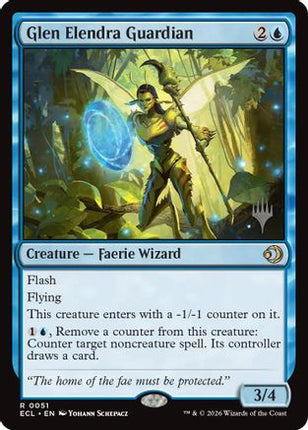 Glen Elendra Guardian [Promo Pack: Lorwyn Eclipsed] Foil