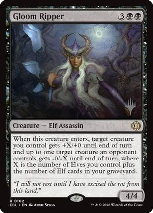 Gloom Ripper [Promo Pack: Lorwyn Eclipsed] Foil