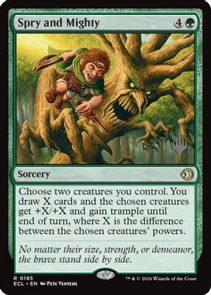Spry and Mighty [Promo Pack: Lorwyn Eclipsed] Foil