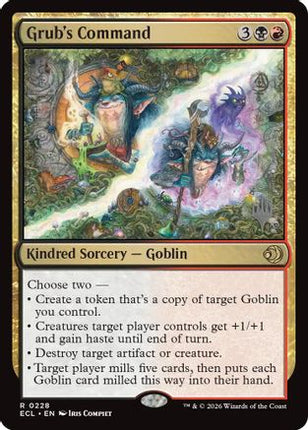 Grub's Command [Promo Pack: Lorwyn Eclipsed] Foil