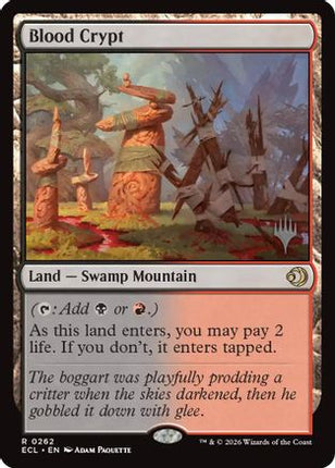 Blood Crypt [Promo Pack: Lorwyn Eclipsed] Foil