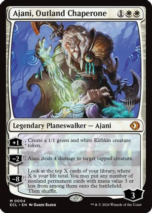 Ajani, Outland Chaperone [Promo Pack: Lorwyn Eclipsed] Foil