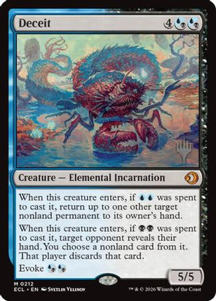 Deceit [Promo Pack: Lorwyn Eclipsed] Foil