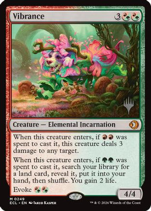 Vibrance [Promo Pack: Lorwyn Eclipsed] Foil