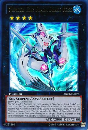 Number C32: Shark Drake Veiss (Ultra Rare) [ABYR-EN039] 1st Edition